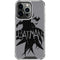DC Comics Batman Silhouette Art iPhone 14 Pro Clear Case